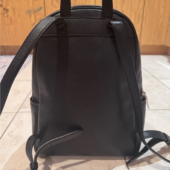 Kate Spade Black Textured Backpack - Picture 2 of 10